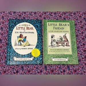 Vintage 1957 First Edition Little Bear + Friend  Books by Else Holmelund Minarik